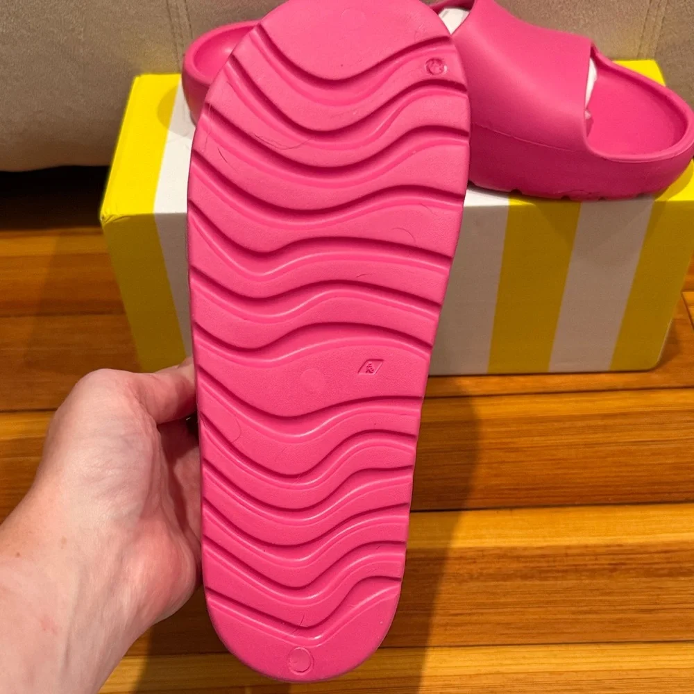 Azalea Pink Slide Sandals